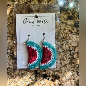 Watermelon earrings